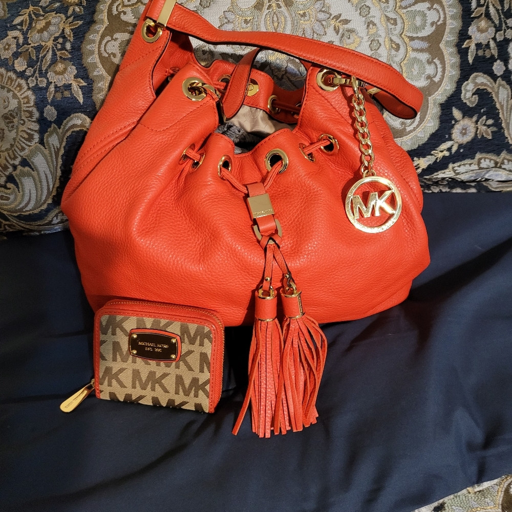Michael Kors purse and wallet